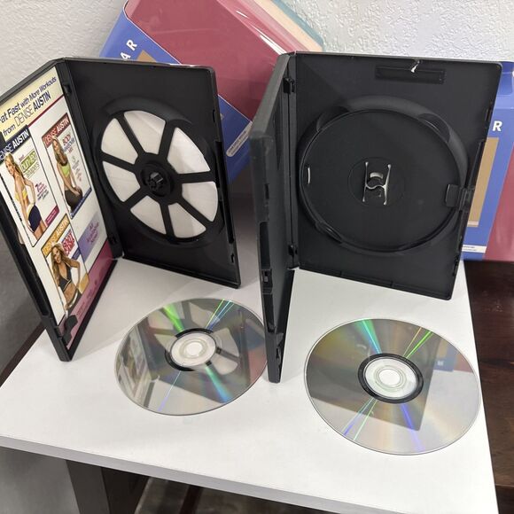 Yoga/Workout/Yoga Blocks Lot - Denise Austin 2 Used DVD’s 2 New Yoga Blocks  - Picture 9 of 9